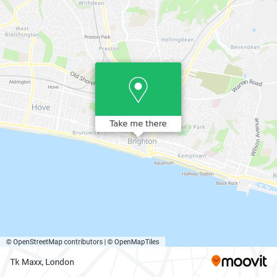 Tk Maxx map