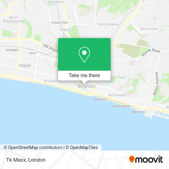 Tk Maxx map