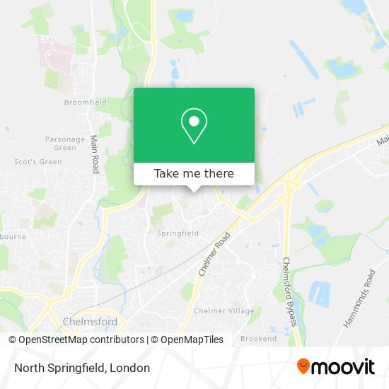 North Springfield map