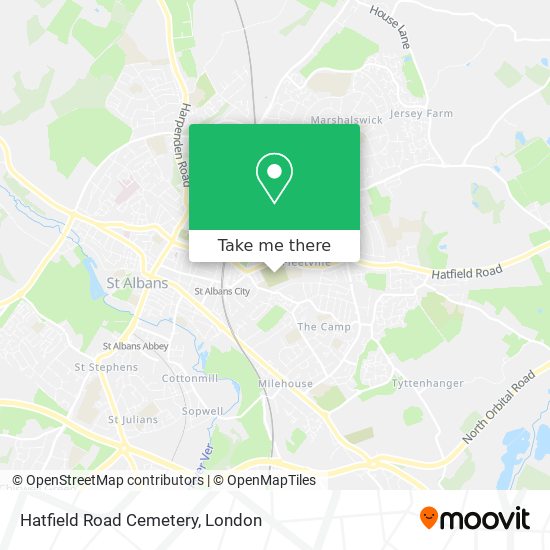 Hatfield Road Cemetery map