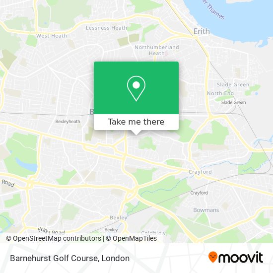 Barnehurst Golf Course map