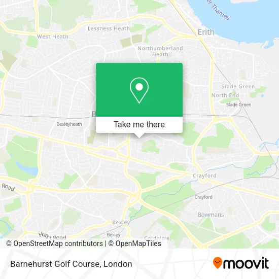Barnehurst Golf Course map