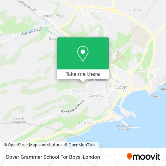 Dover Grammar School For Boys map