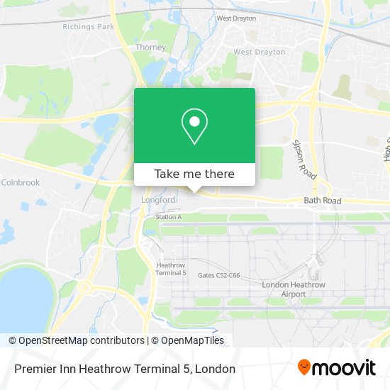 how to get from premier inn heathrow terminal 4 to terminal 5