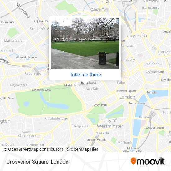 Grosvenor Square map