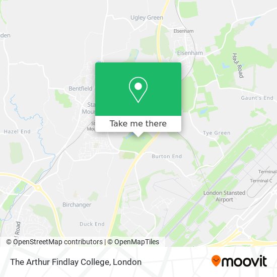 The Arthur Findlay College map