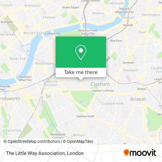 The Little Way Association map