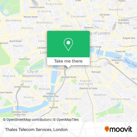 Thales Telecom Services map