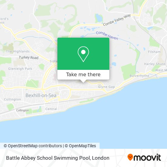 Battle Abbey School Swimming Pool map