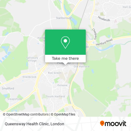 Queensway Health Clinic map