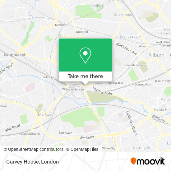 Garvey House map