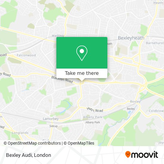 Bexley Audi map