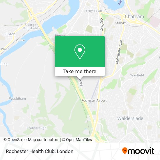 Rochester Health Club map