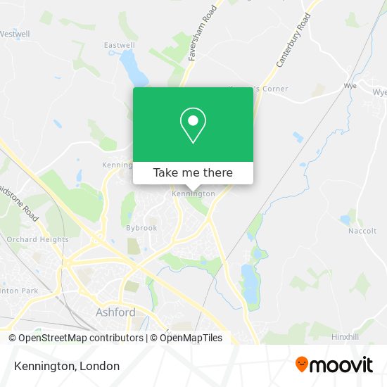 Kennington map