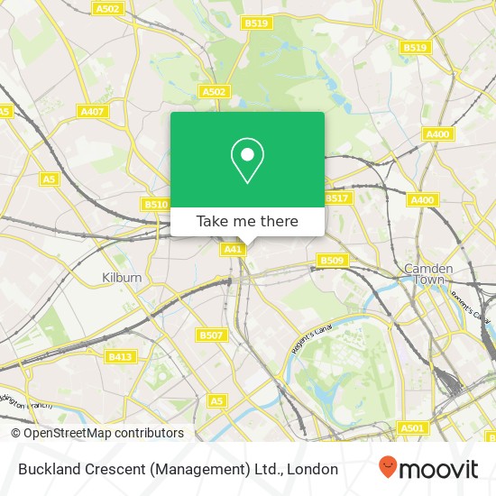 Buckland Crescent (Management) Ltd. map