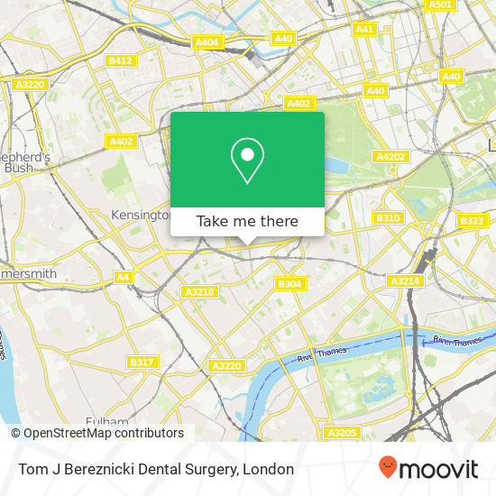 Tom J Bereznicki Dental Surgery map