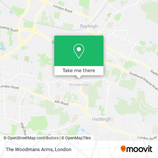The Woodmans Arms map