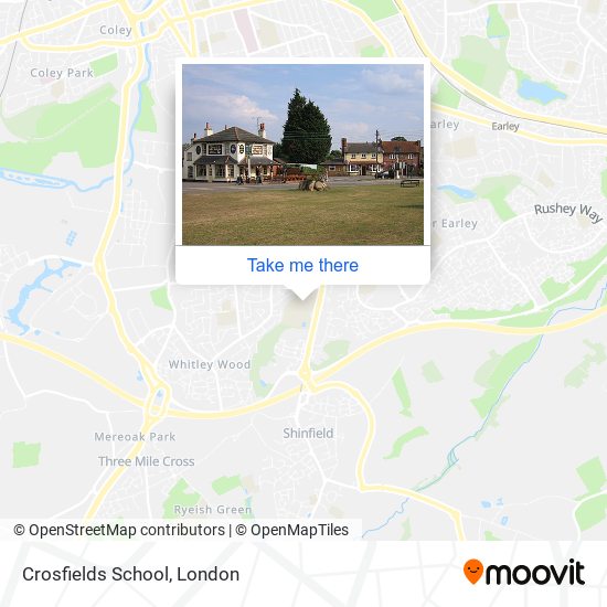 Crosfields School map