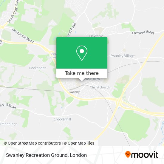 Swanley Recreation Ground map