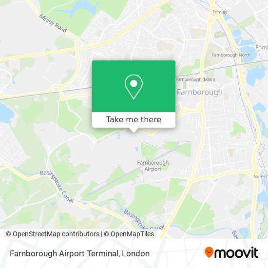 Farnborough Airport Terminal map