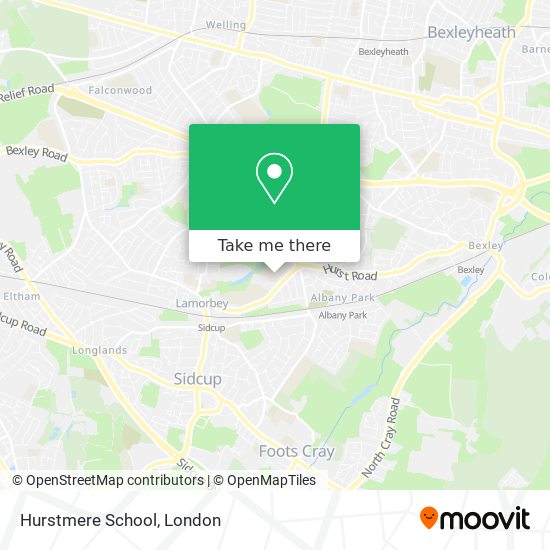 Hurstmere School map