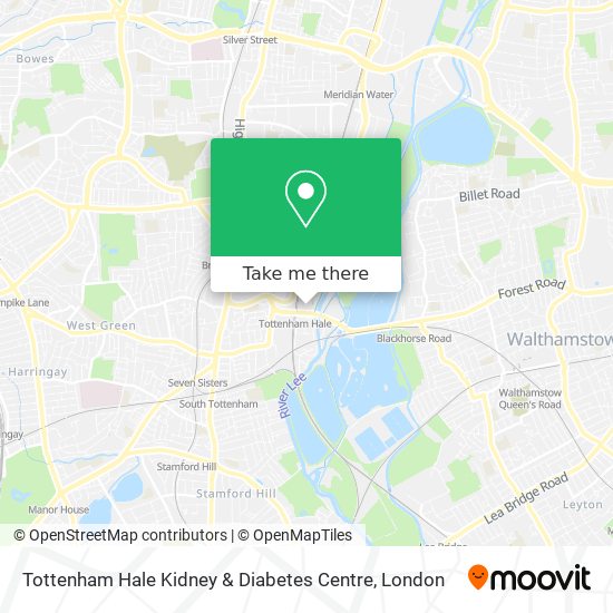 Tottenham Hale Kidney & Diabetes Centre map