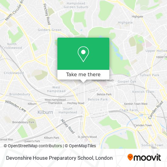 Devonshire House Preparatory School map