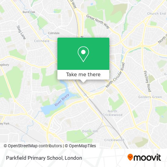 Parkfield Primary School map
