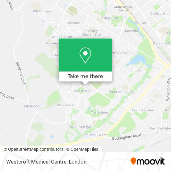 Westcroft Medical Centre map