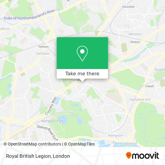 Royal British Legion map