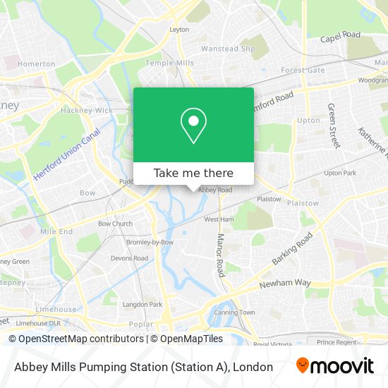 Abbey Mills Pumping Station (Station A) map