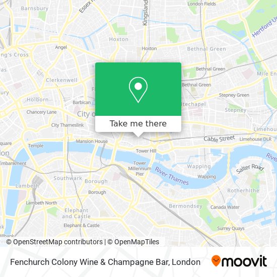 Fenchurch Colony Wine & Champagne Bar map