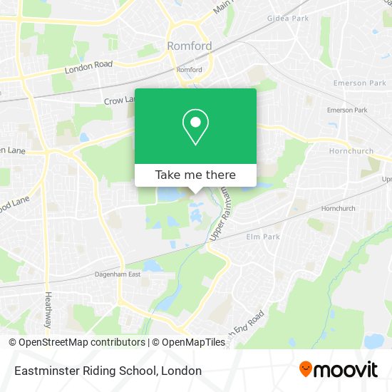 Eastminster Riding School map