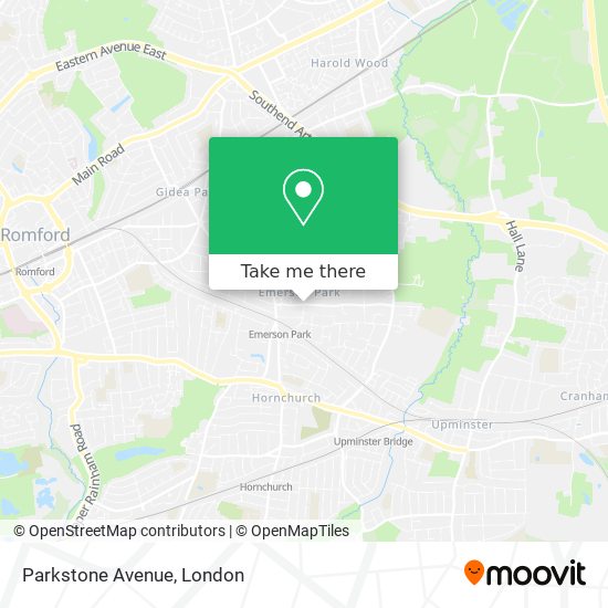 Parkstone Avenue map