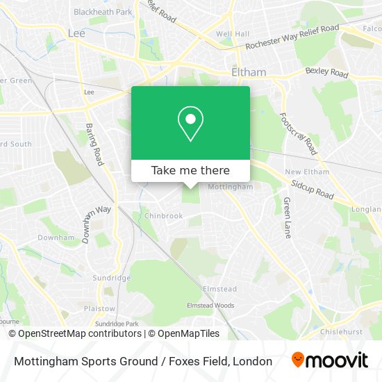 Mottingham Sports Ground / Foxes Field map