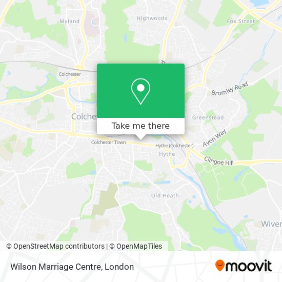 Wilson Marriage Centre map