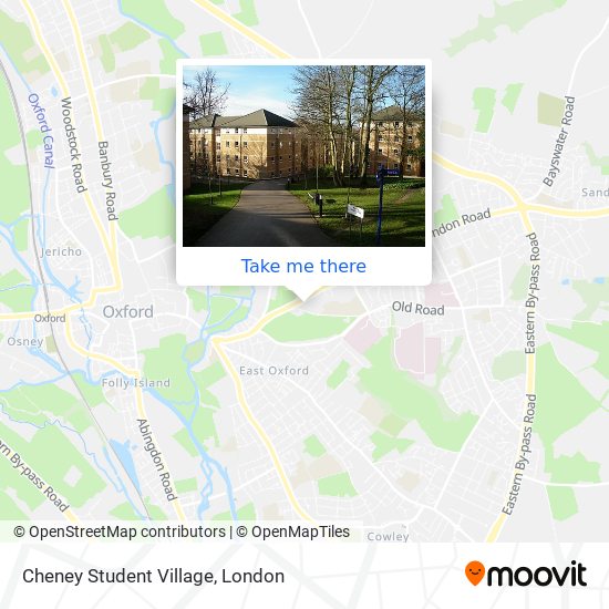 Cheney Student Village map