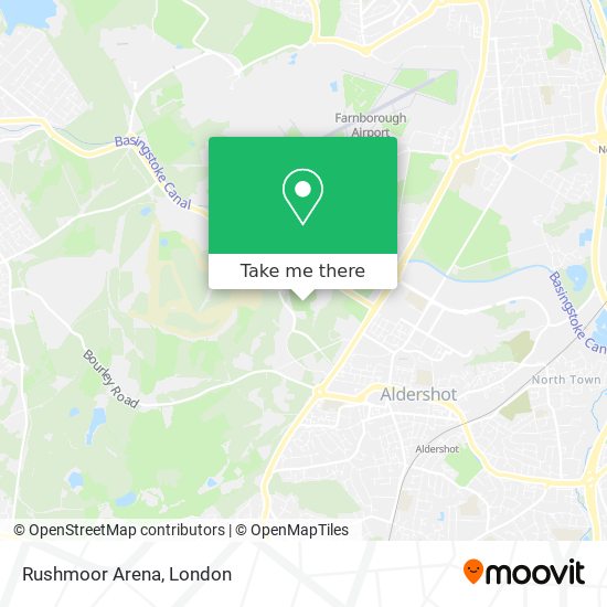 Rushmoor Arena map