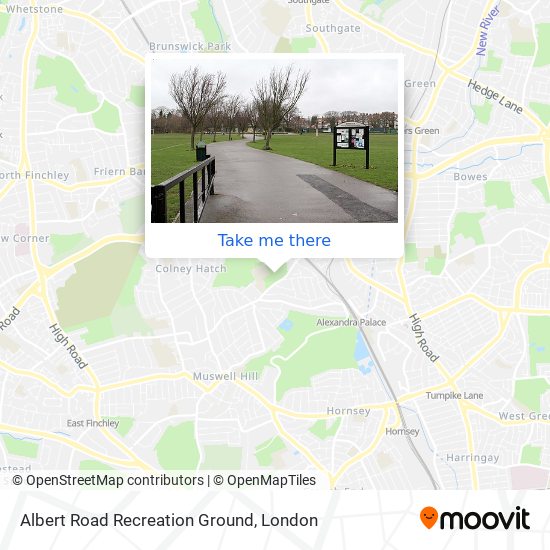 Albert Road Recreation Ground map