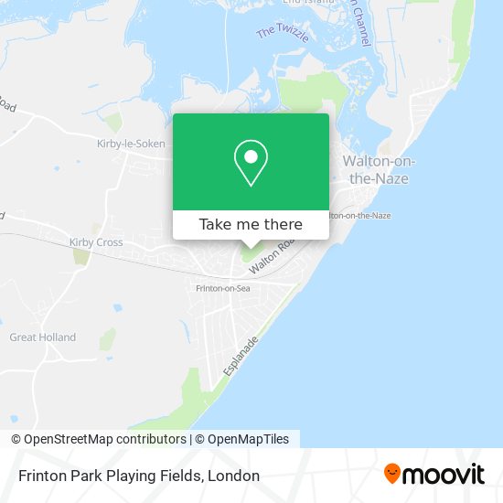 Frinton Park Playing Fields map