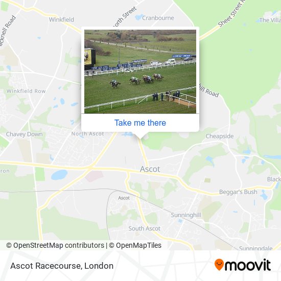 Ascot Racecourse map