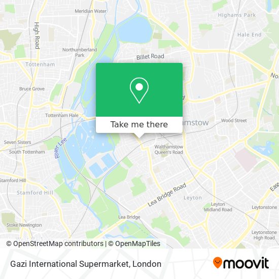 Gazi International Supermarket map