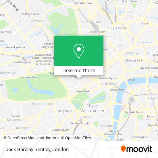 Jack Barclay Bentley map