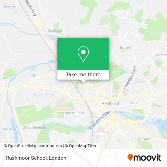 Rushmoor School map