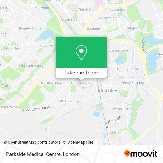 Parkside Medical Centre map