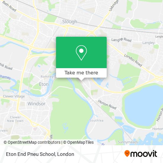 Eton End Pneu School map