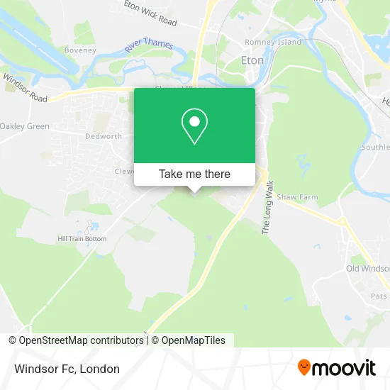 Windsor Fc map
