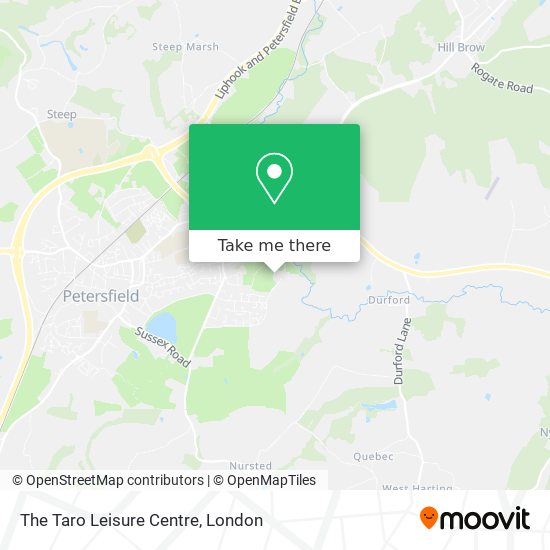 The Taro Leisure Centre map