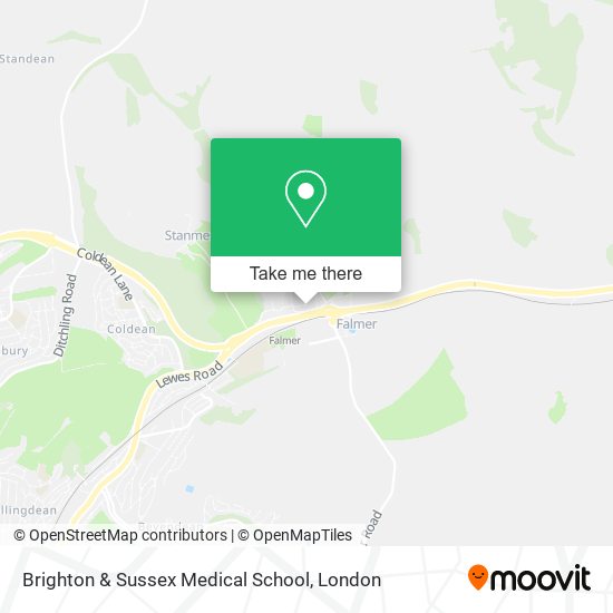 Brighton & Sussex Medical School map