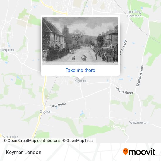 Keymer map